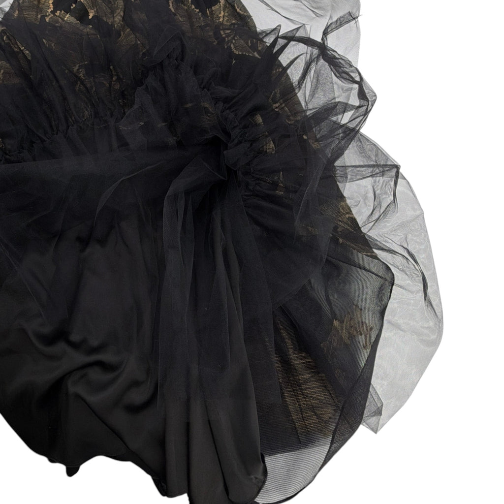 LAFAYETTE 148 New York Jacquard Silk Evening Gown in Black 4|S