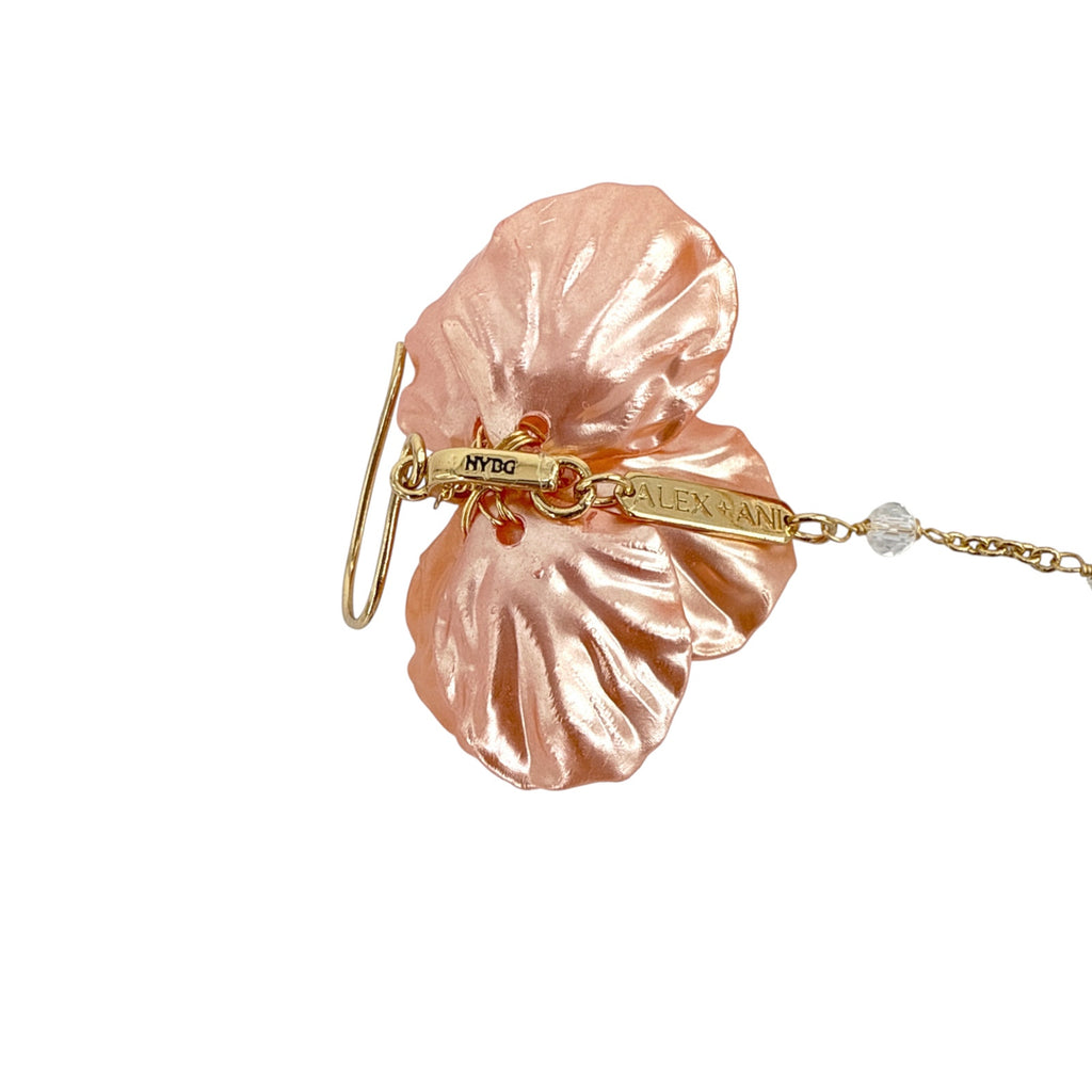 ALEX+ANI New York Botanical Garden Peony Petal Statement Earrings