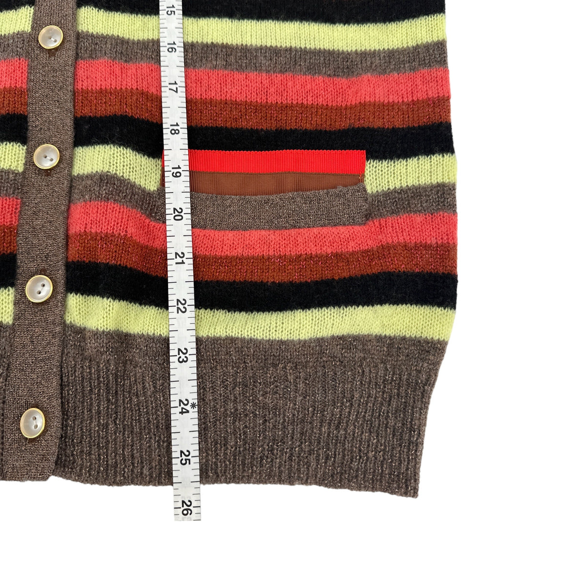 LE SUPERBE Boyfriend Sweater in Bright Stripe S
