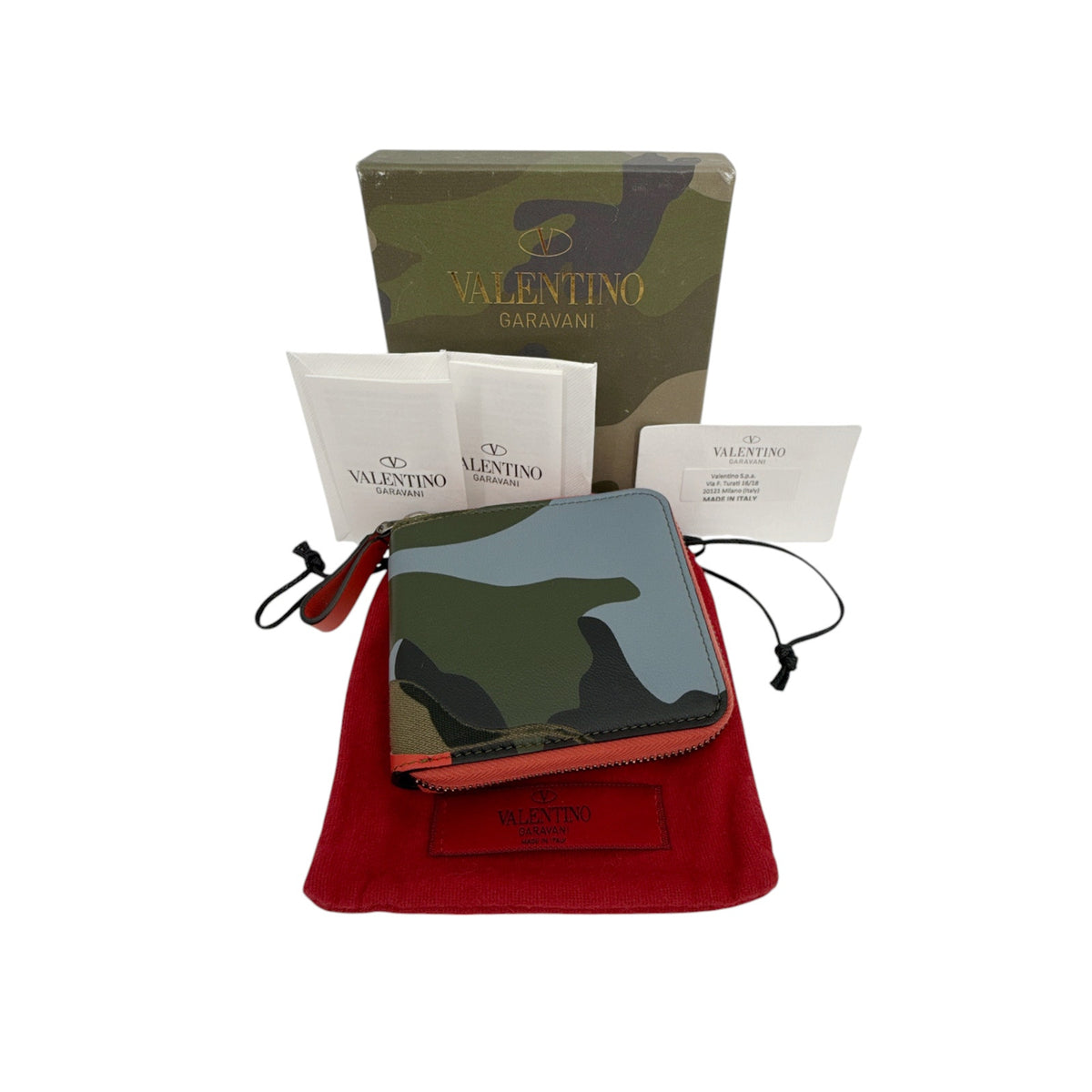 VALENTINO GARAVANI Camouflage Zip Wallet