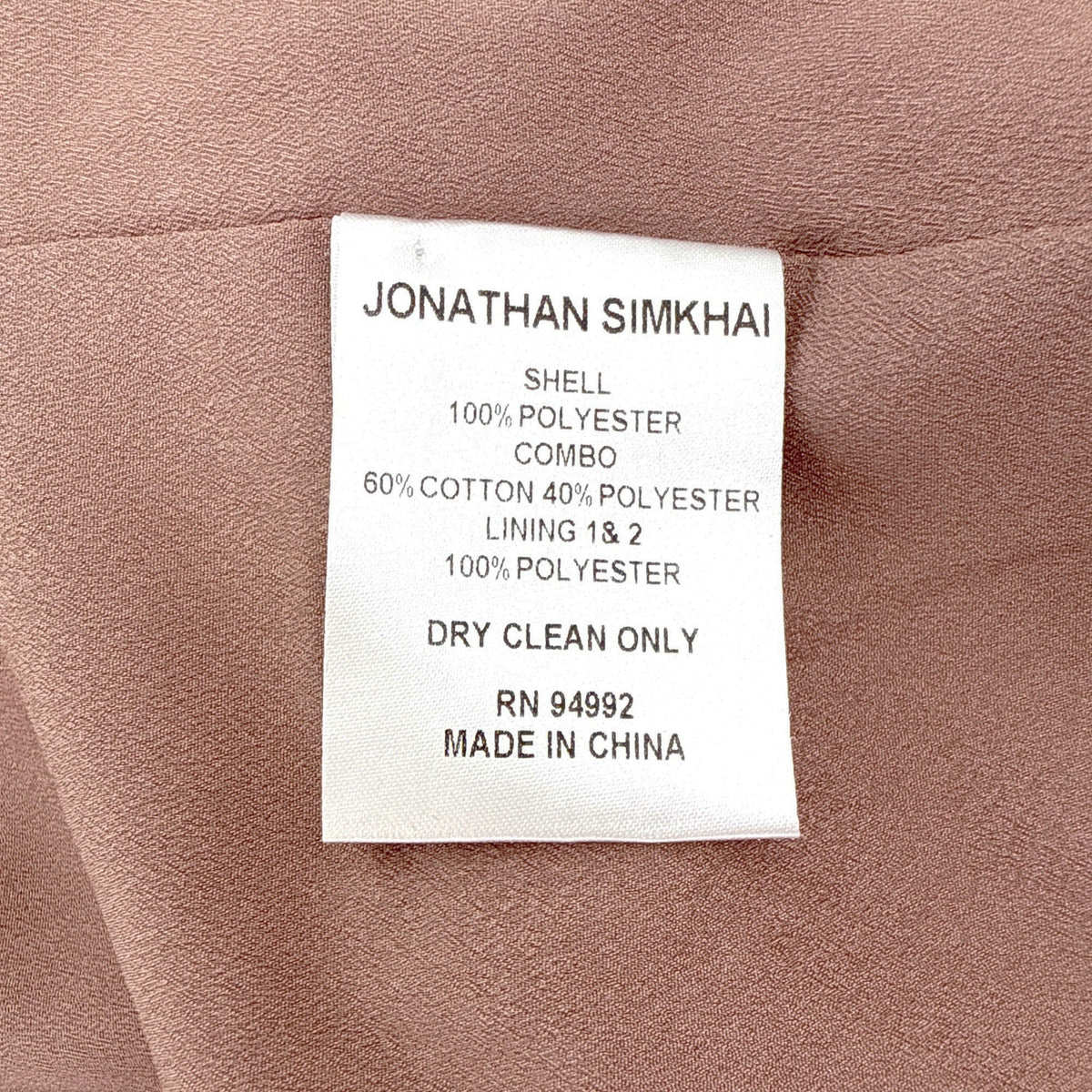 JONATHAN SIMKHAI Jubilee Transitional Blazer in Teak & Parchment 6|M