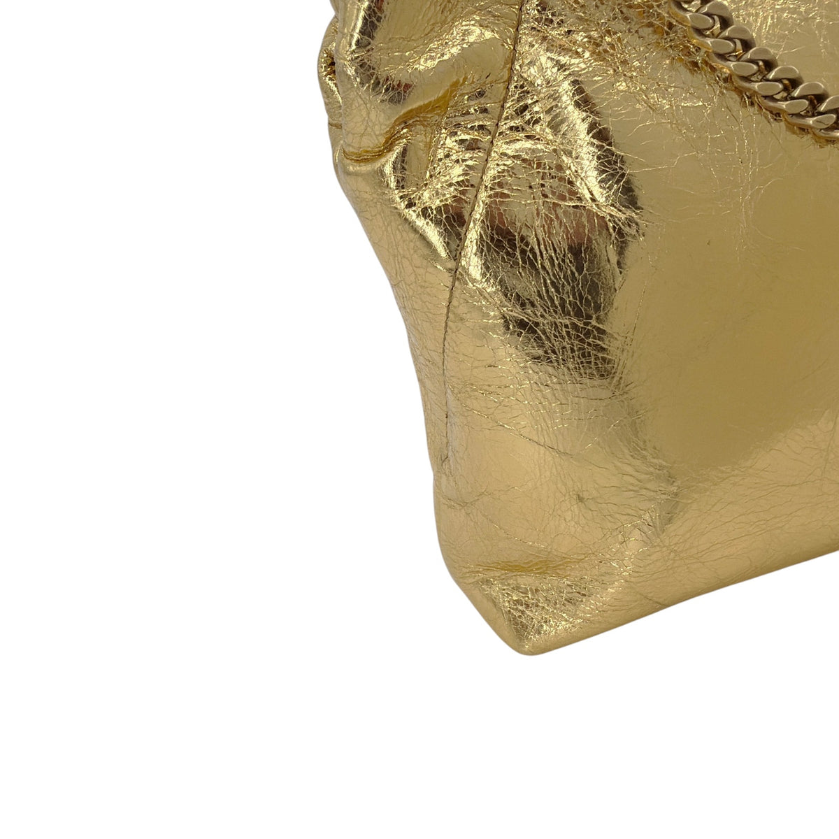 VERONICA BEARD Small Slouch Leather Shoulder Bag in Gold