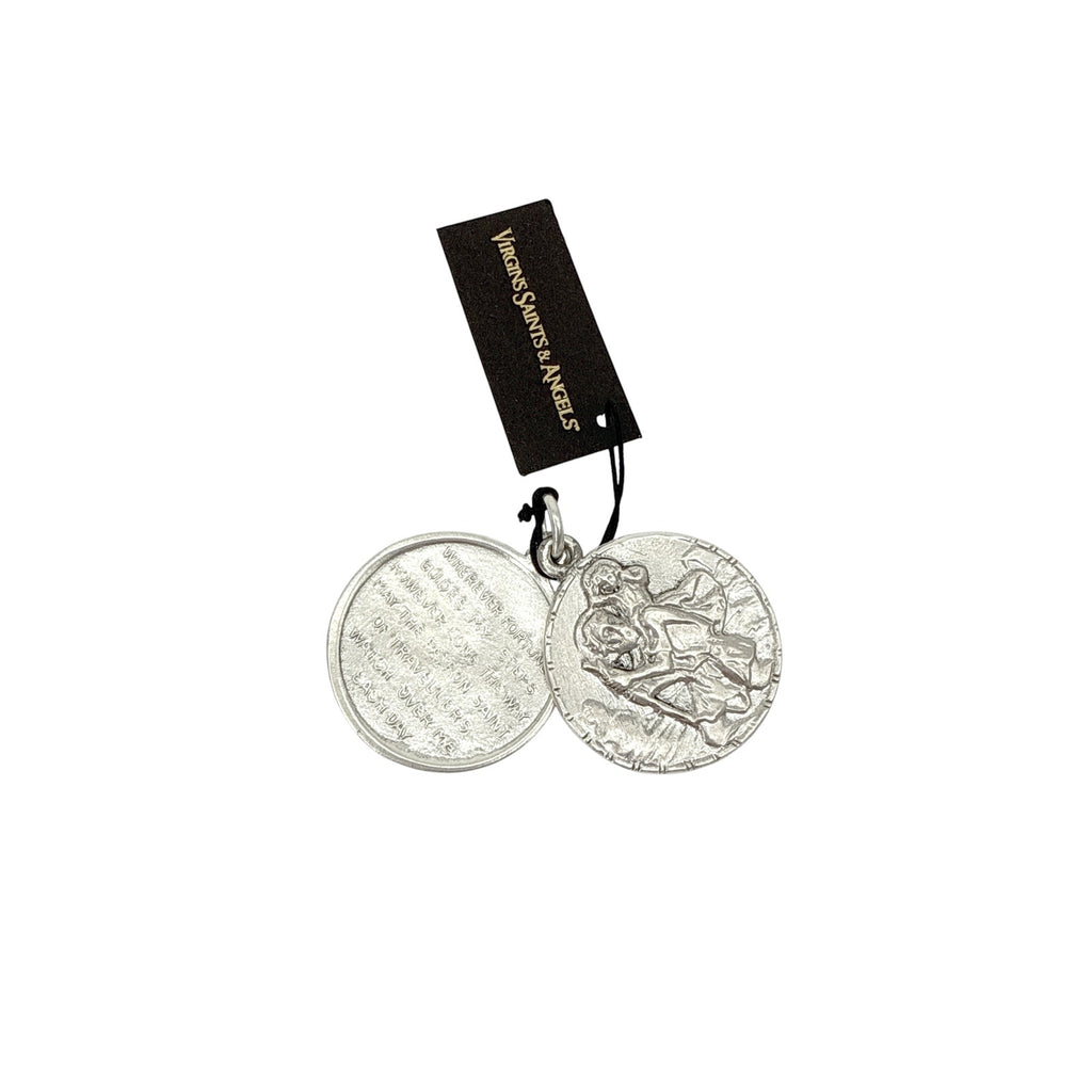 VSA Saint Christopher Locket in Silver