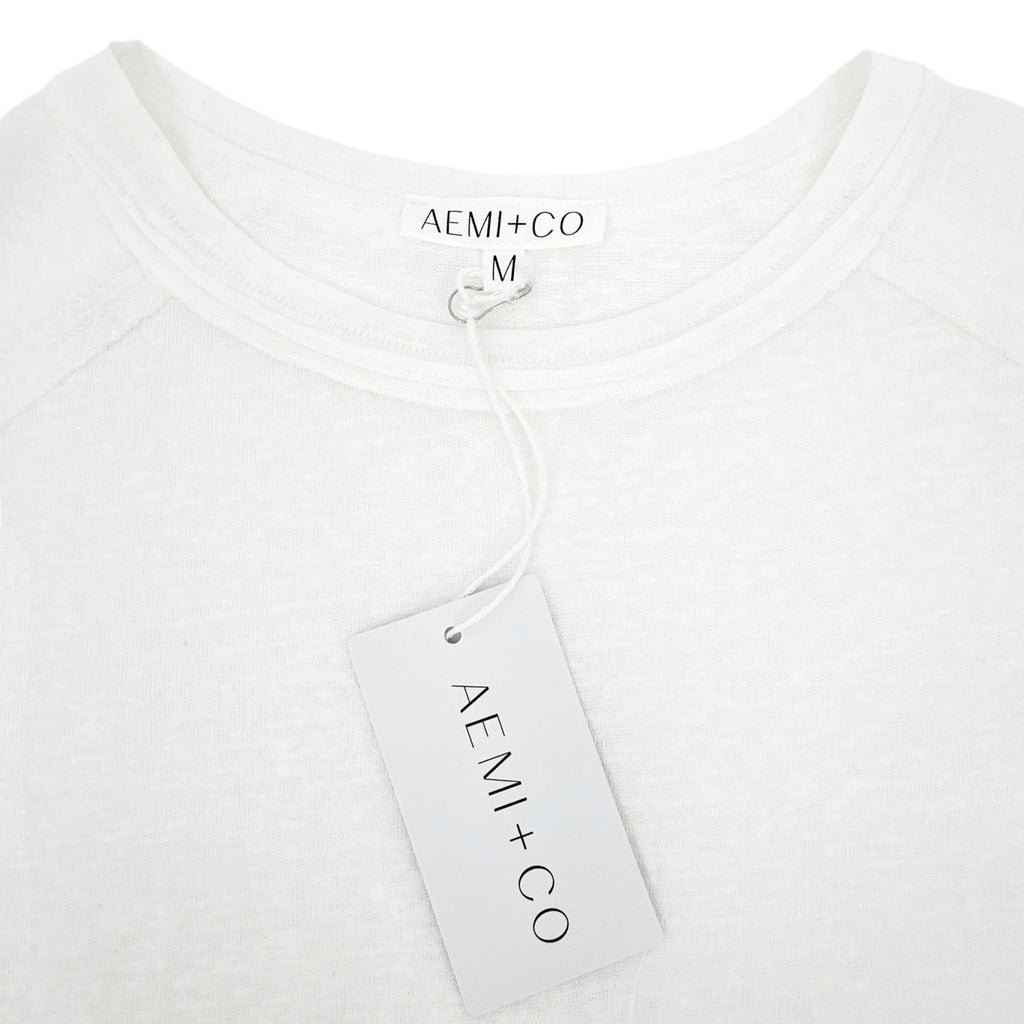AEMI+CO Junie Top Tee in White M