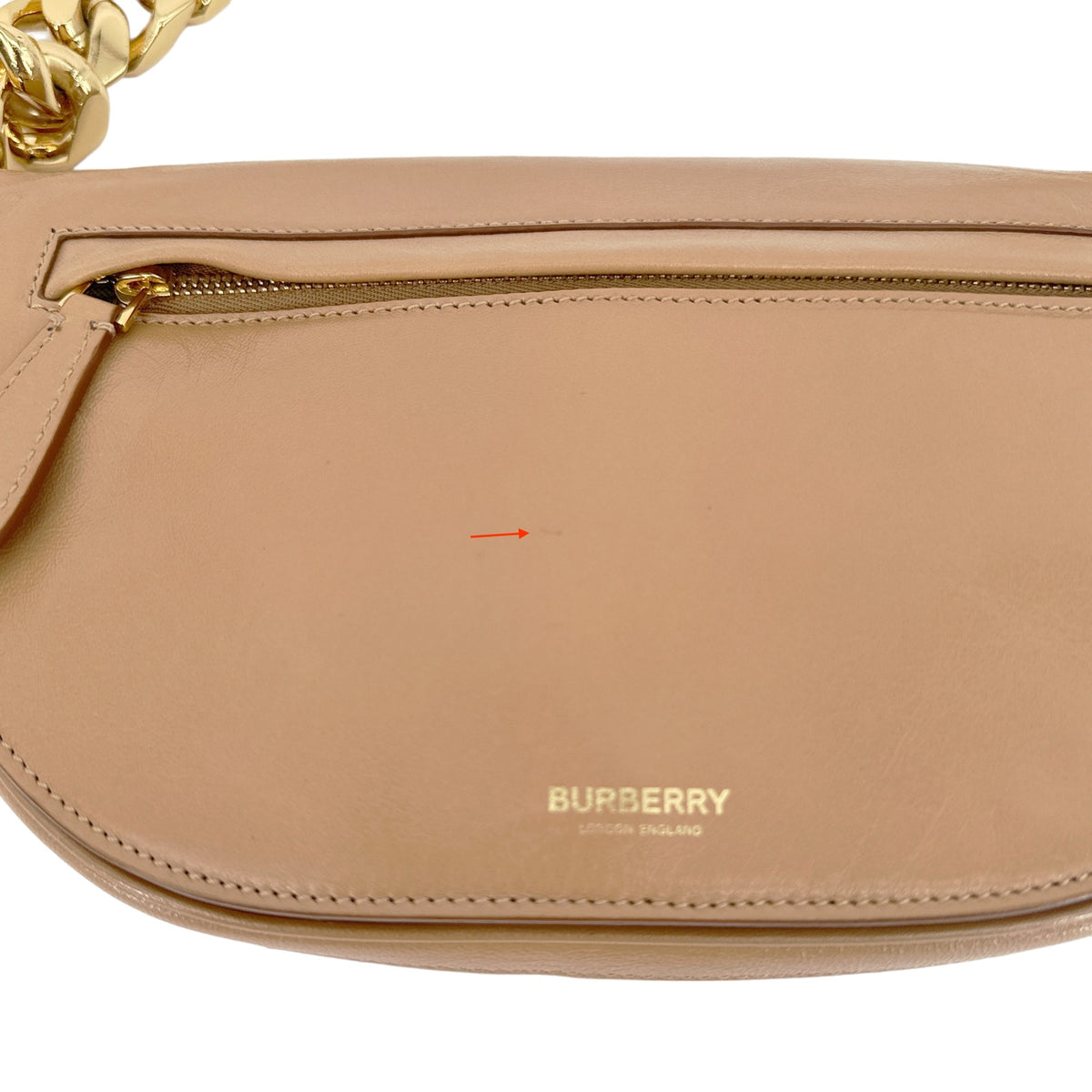 BURBERRY Small Soft Olympia Bag in Modern Beige