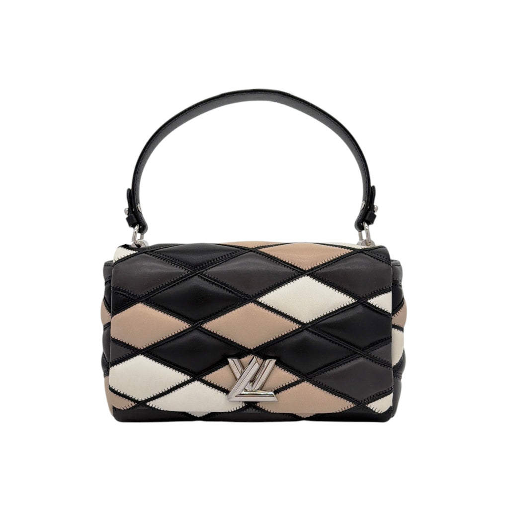 LOUIS VUITTON Leather GO-14 PM Patchwork Malletage Pattern