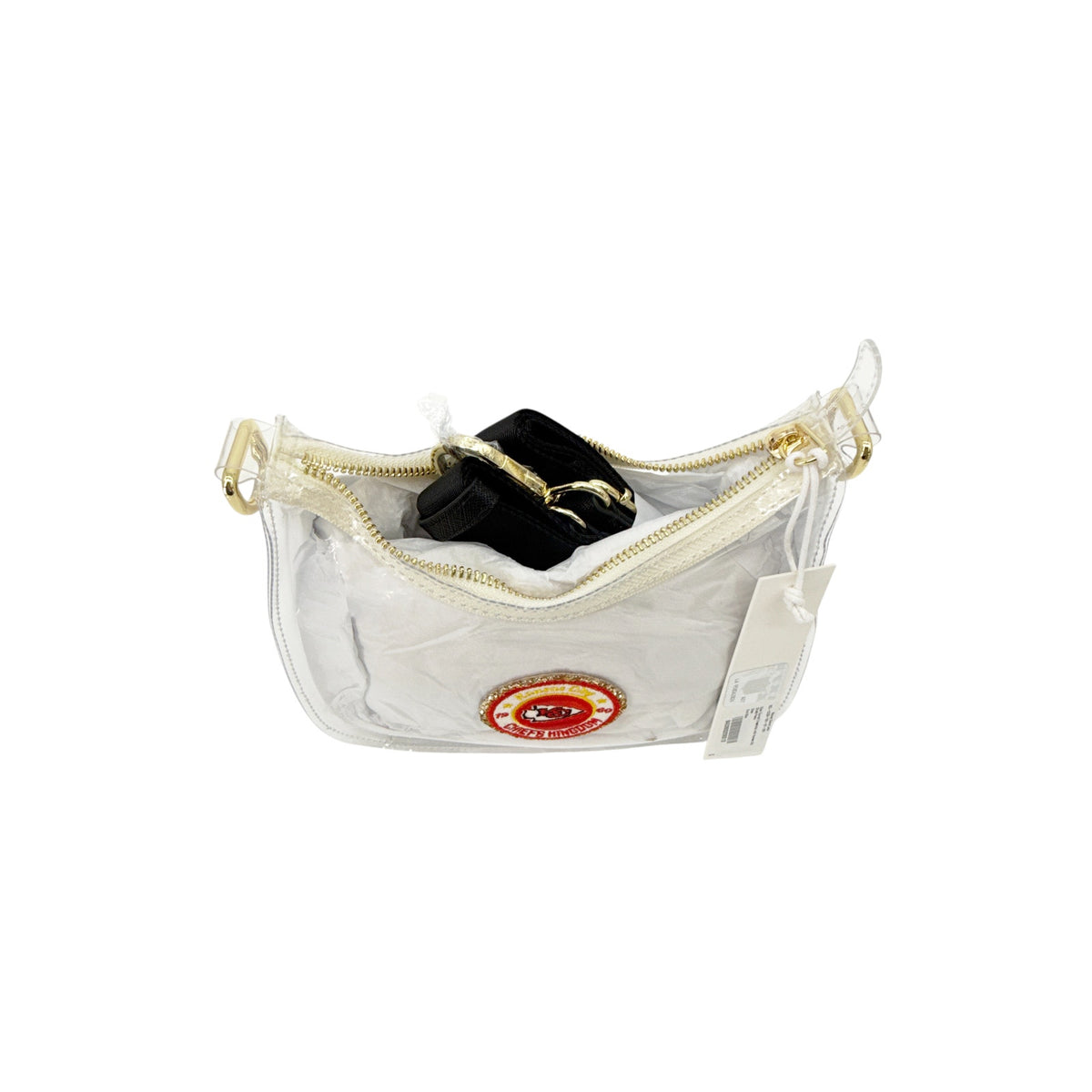STONEY CLOVER LANE Kansas City Chiefs Clear Crossbody Bag
