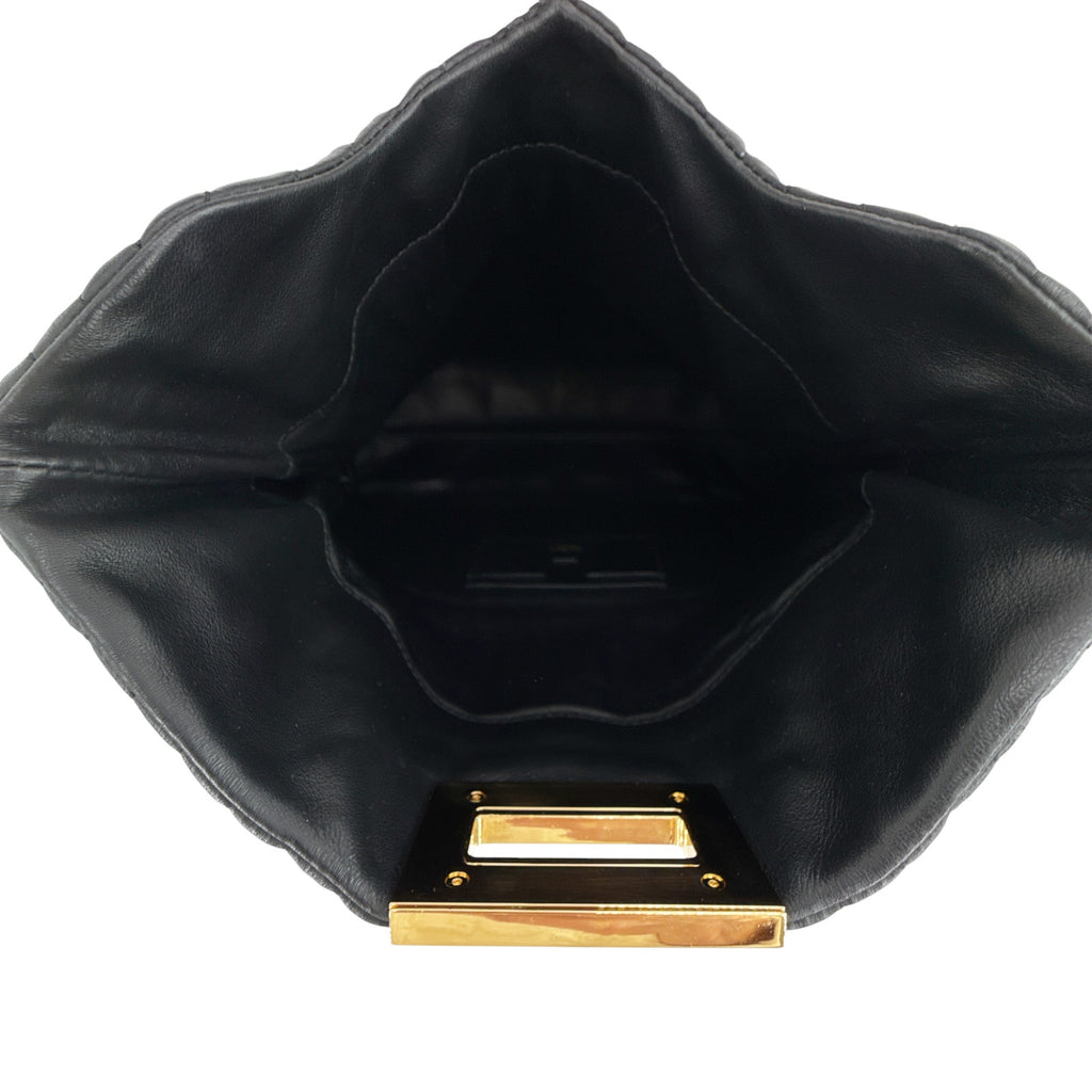 TOM FORD Calfskin Quilted Natalia Clutch in Black