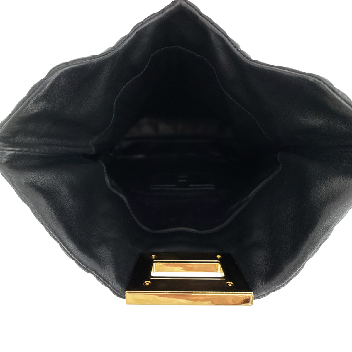 TOM FORD Calfskin Quilted Natalia Clutch in Black