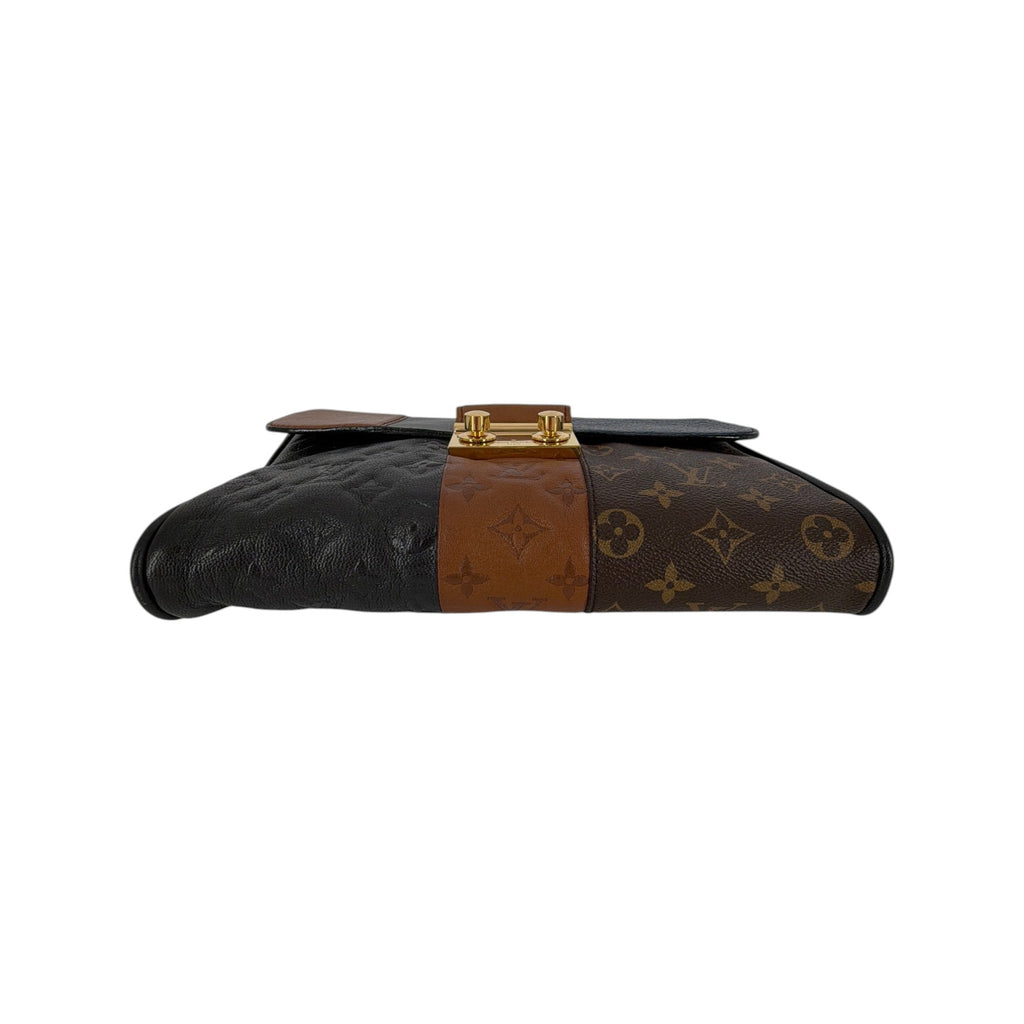 LOUIS VUITTON Limited Edition Monogram Blocks Pochette Plate Marine