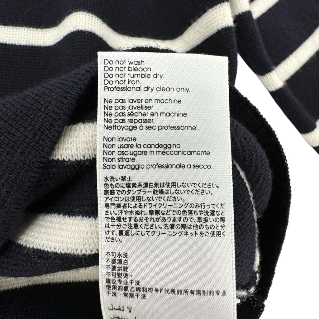 3.1 PHILLIP LIM Sailor Stripe Lace Cuff Sweater S