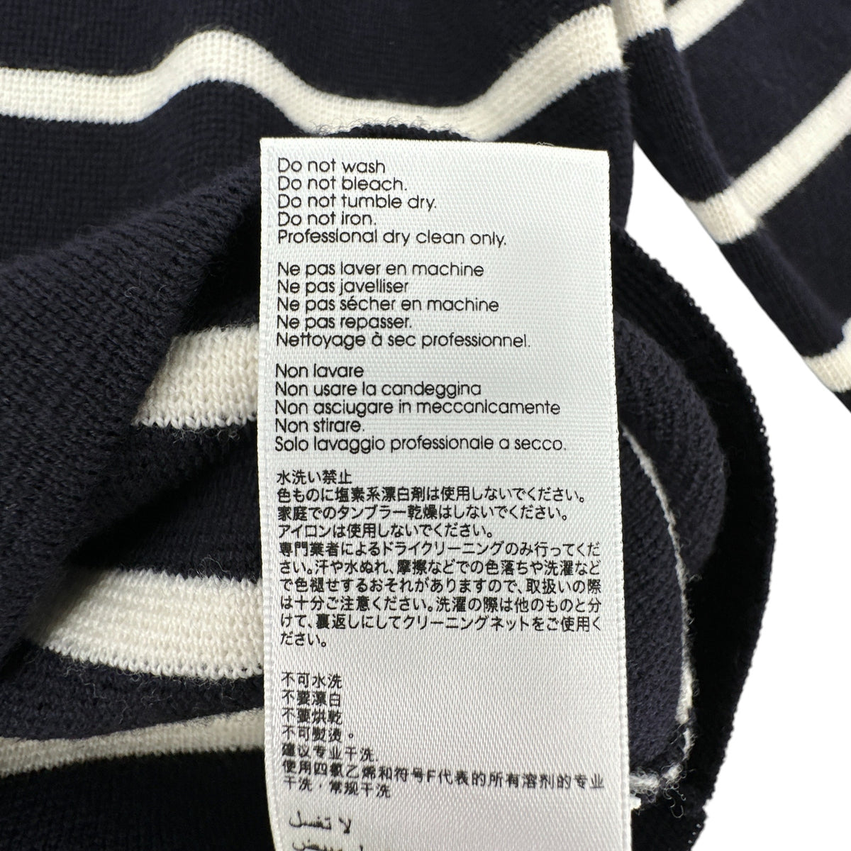 3.1 PHILLIP LIM Sailor Stripe Lace Cuff Sweater S