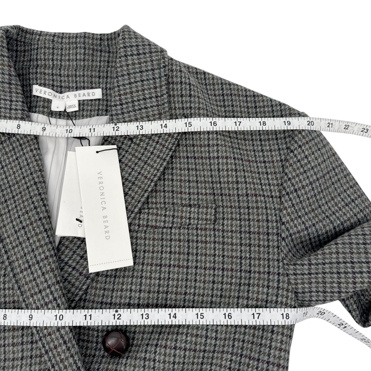 VERONICA BEARD Sybille Jacket in Sage Multi 4|S
