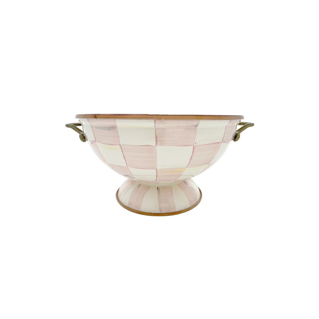 MACKENZIE-CHILDS Almost Everything Bowl in Rosy Check