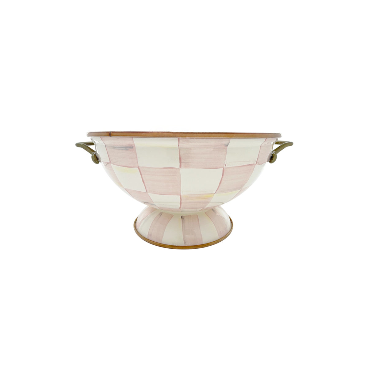 MACKENZIE-CHILDS Almost Everything Bowl in Rosy Check