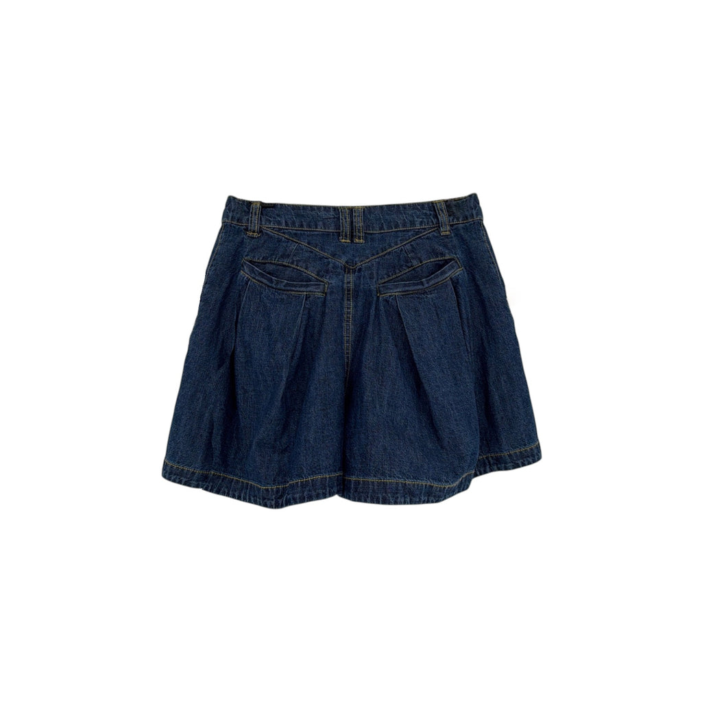 FREE PEOPLE Griselda Denim Short Set Sea Dream Wash 2