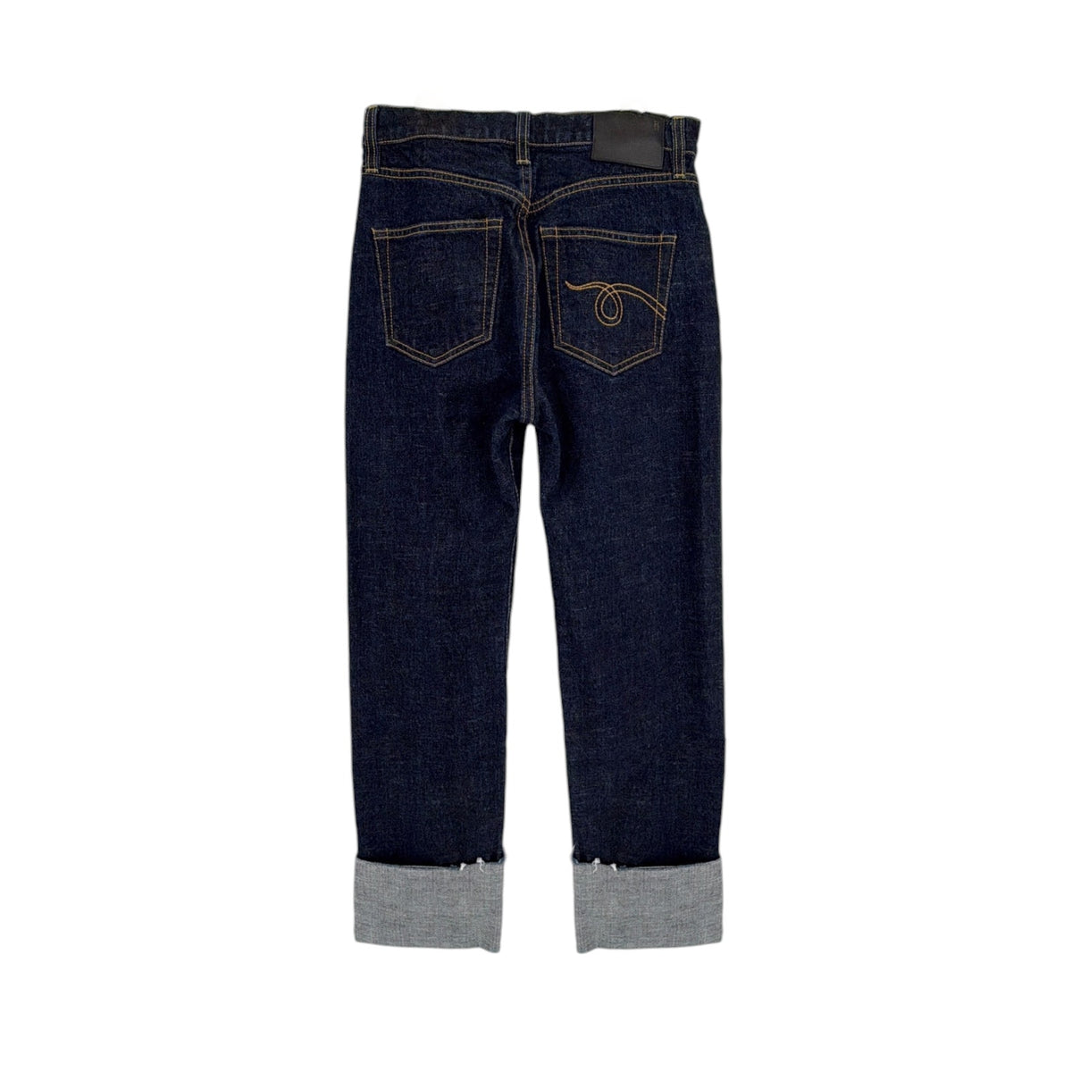 R13 Courtney Slim with Cuff in Indigo Rinse 25