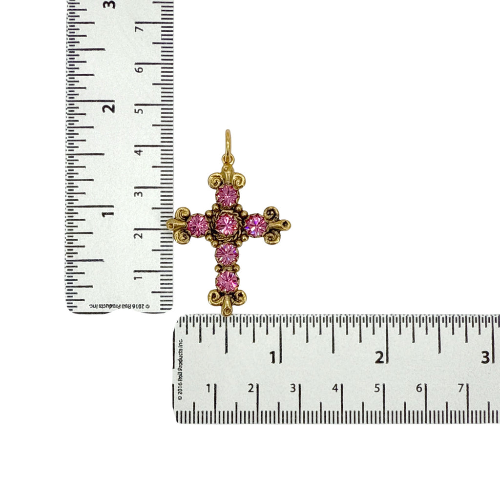 VIRGINS SAINTS & ANGELS VSA Addie Charm Pink & Gold