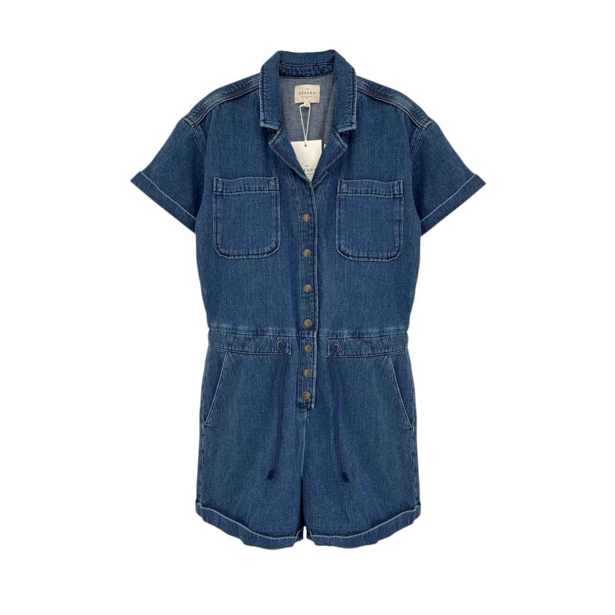 SEZANE Kaou Jumpsuit in Blue FR38|M