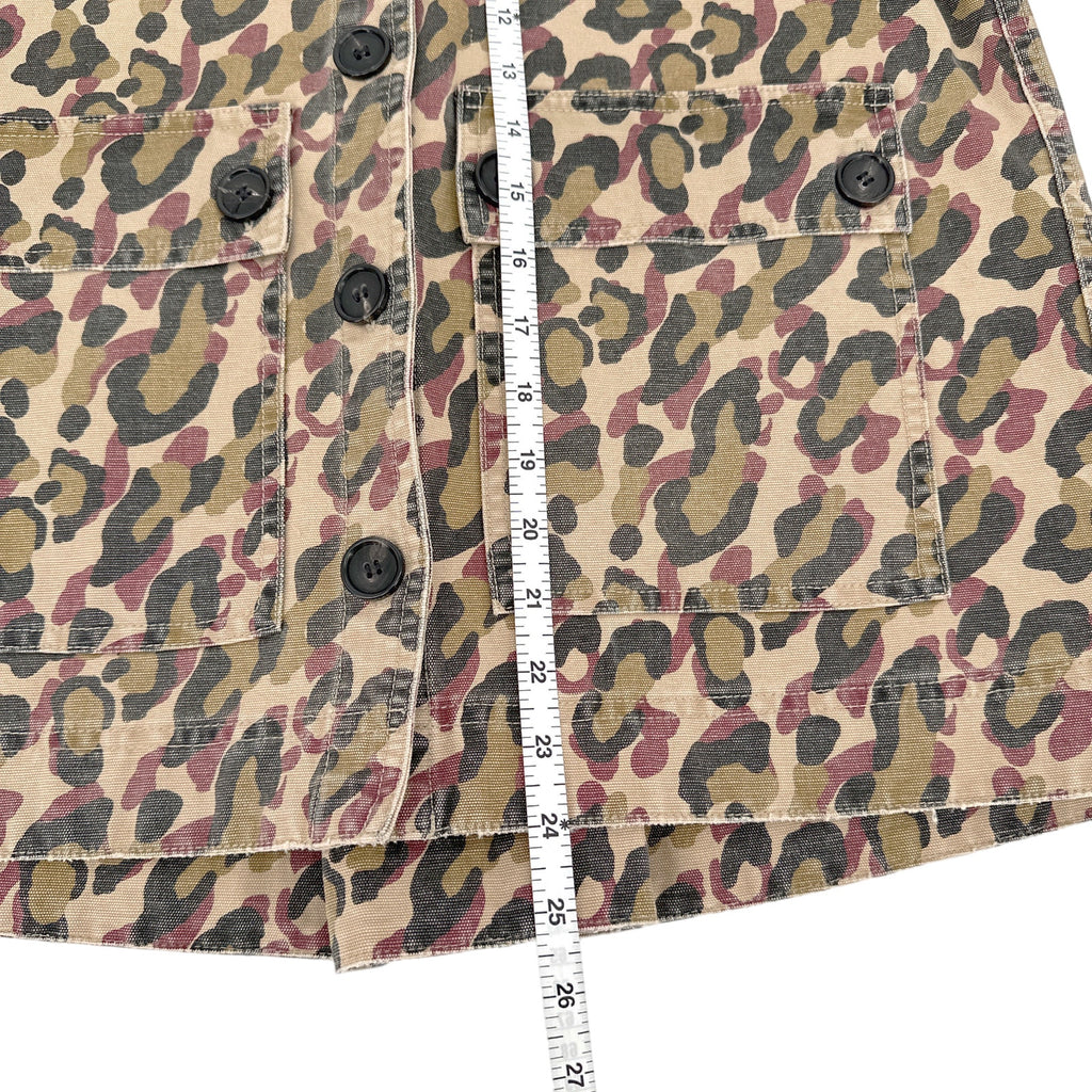 VERONICA BEARD Mercer Leopard Print Jacket S