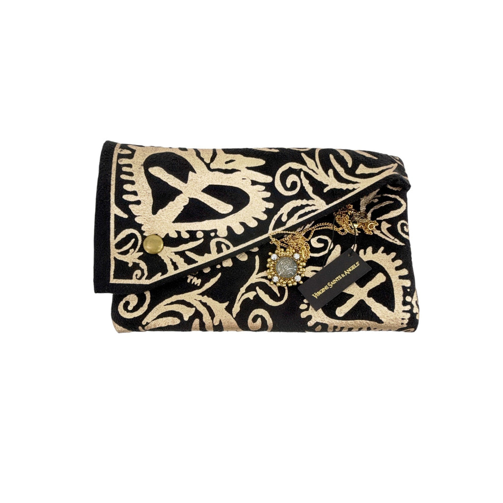 VSA Petite Cloister San Benito Charm Necklace in Gold