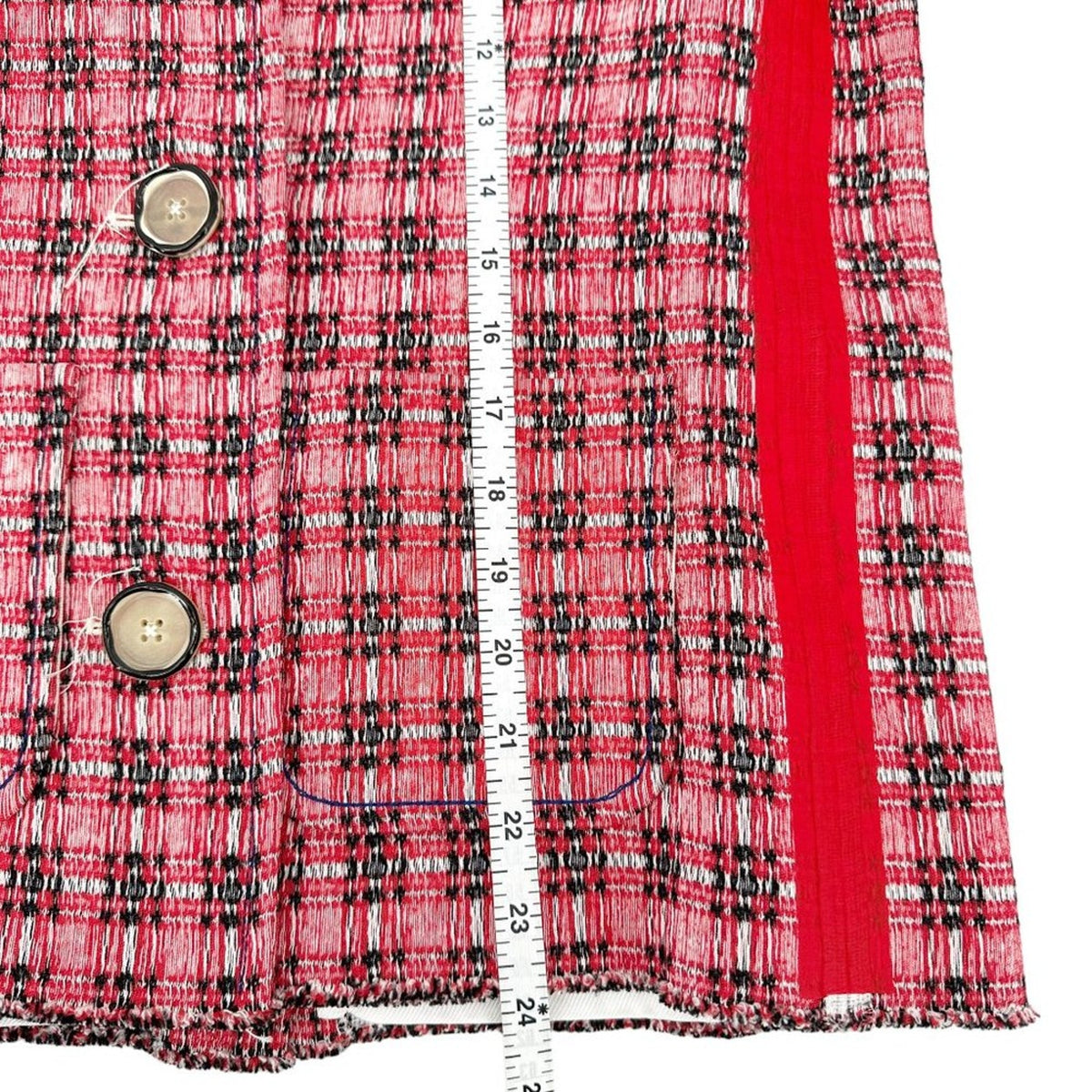 MARNI Plaid Jacket in Red IT38