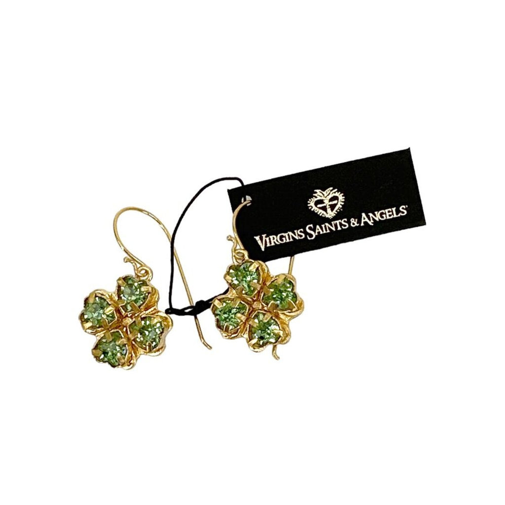 VSA Blessed Is Best Earrings Green