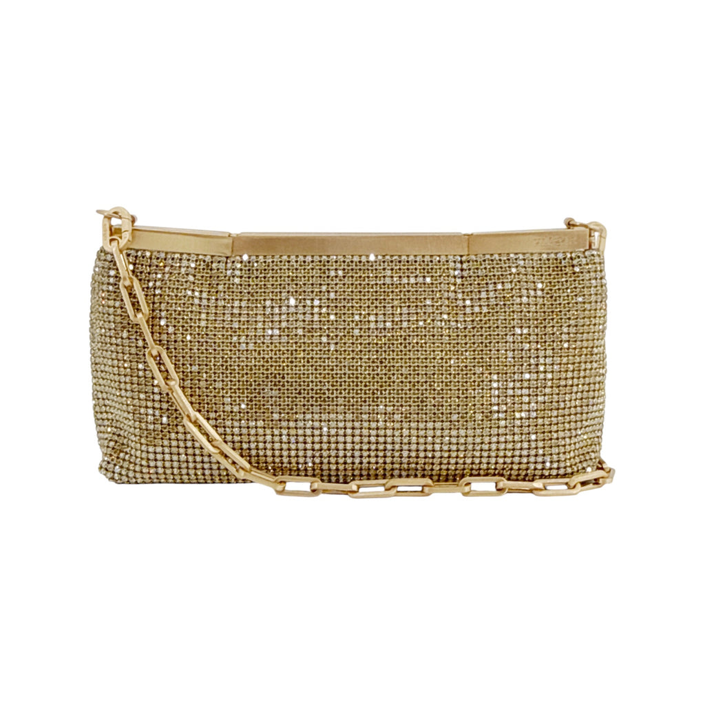 CULT GAIA Felice Clutch Bag in Sand Dollar