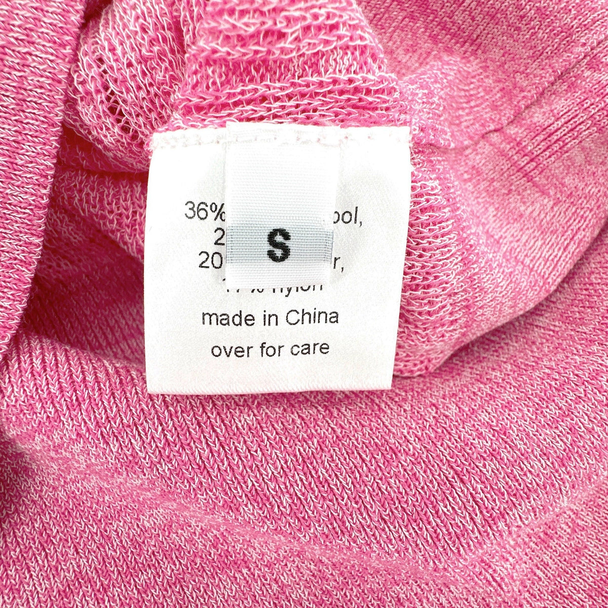 RACHEL COMEY Amares Crinkle Knit Sweater in Pink Marled S