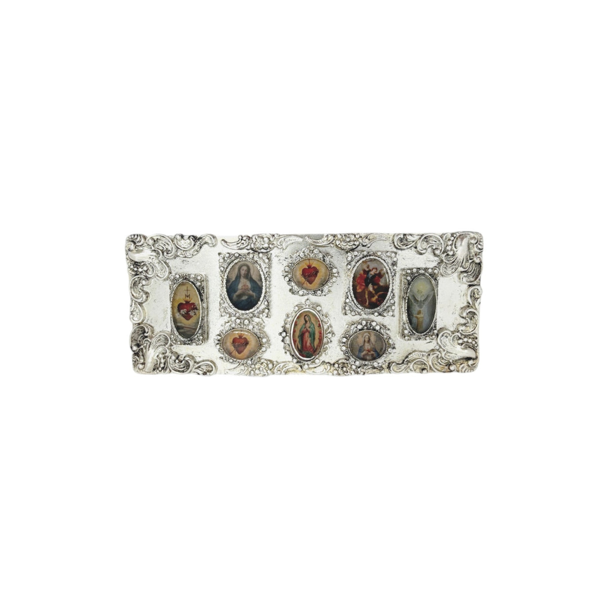 VSA Retablo Framed Buckle Silver