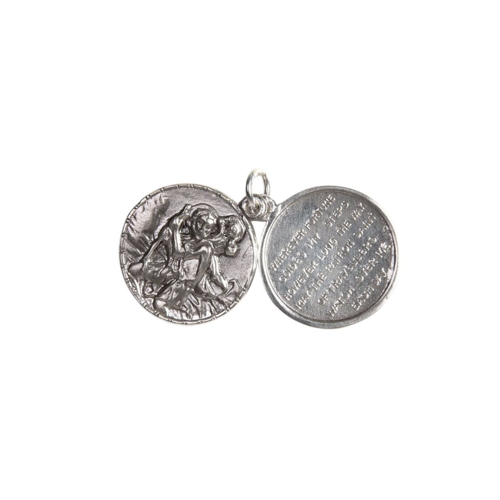 VSA Saint Christopher Locket in Silver