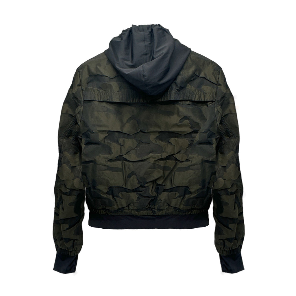 BLANC NOIR Skyfall Aviator Jacket in Olive Camo Size S