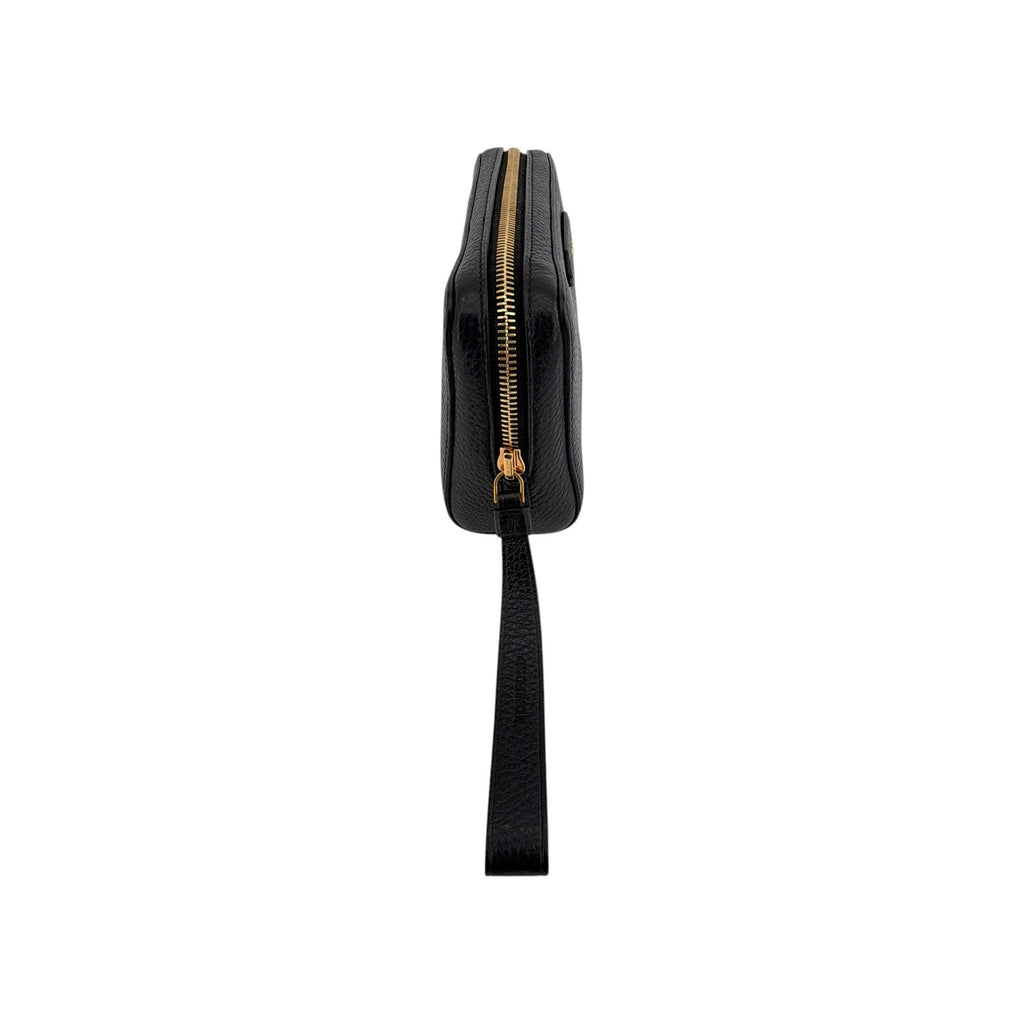 TOM FORD Medium Leather Cosmetics Case in Black