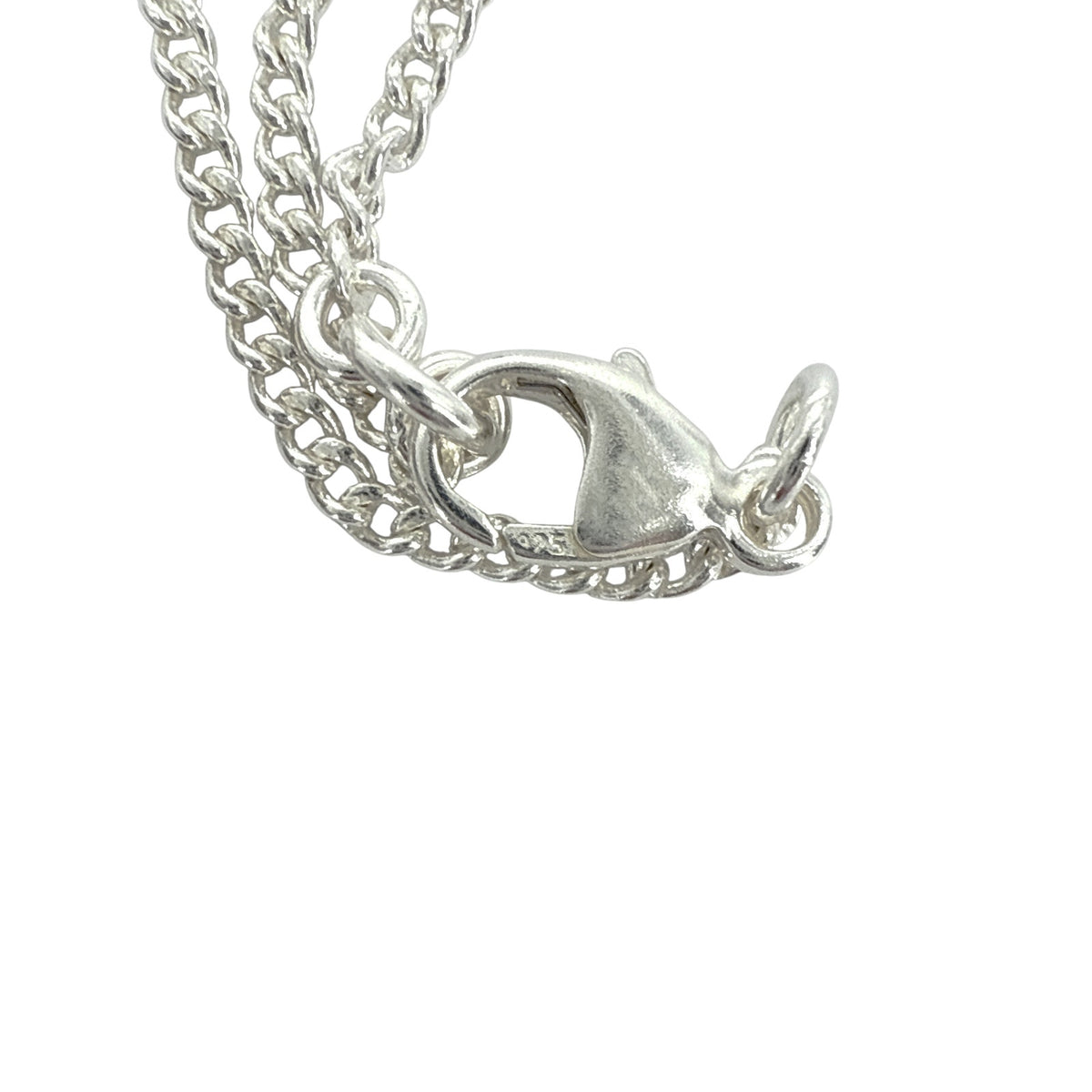 VIRGINS SAINTS & ANGELS VSA Addie Charm Necklace Silver & Pink
