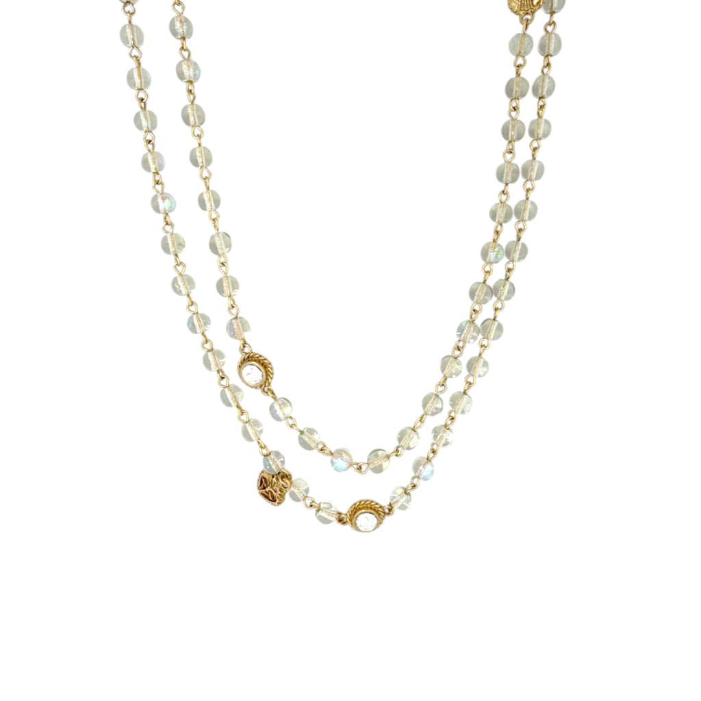 VSA Wrap Vintage Clear AB in Gold