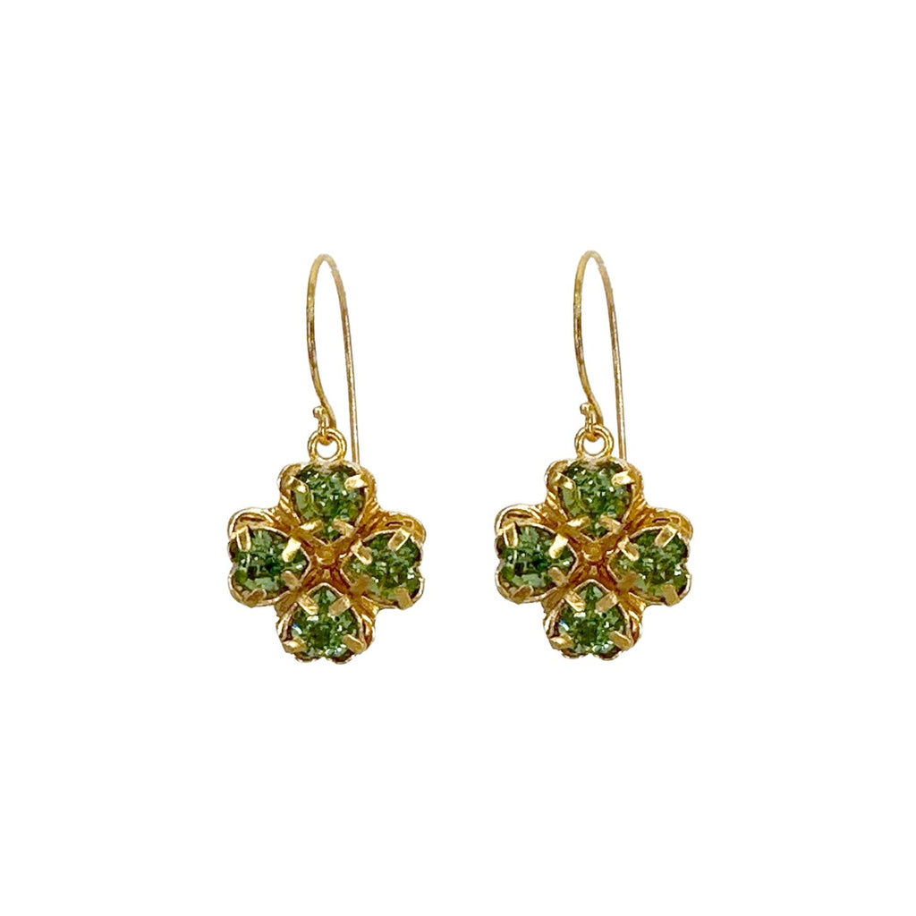 VSA Blessed Is Best Earrings Green