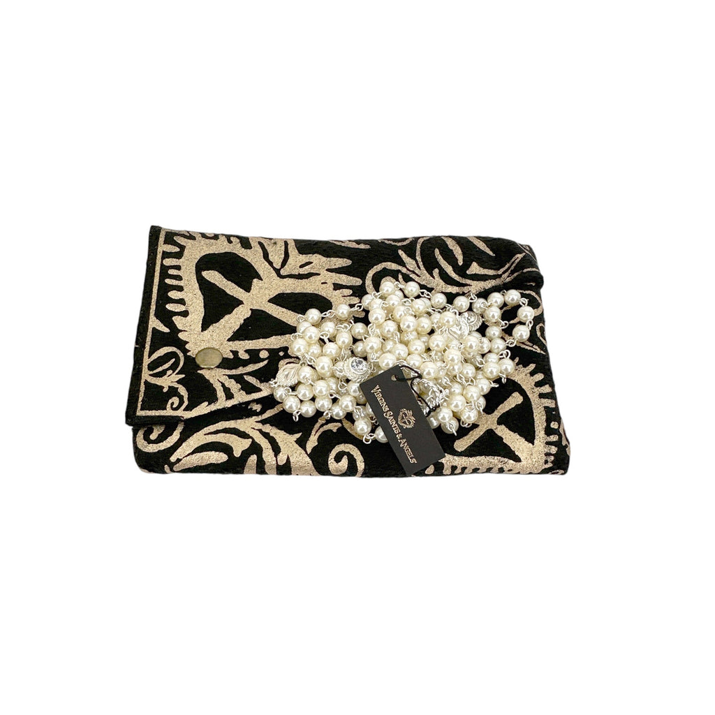 VSA Magdalena Necklace 6mm Cream Pearl in Silver