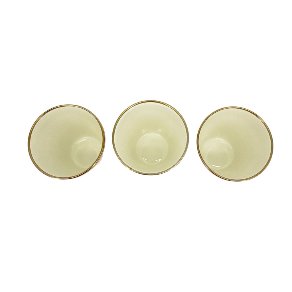 MACKENZIE-CHILDS Herb Pots in Rosy Check Set of 3