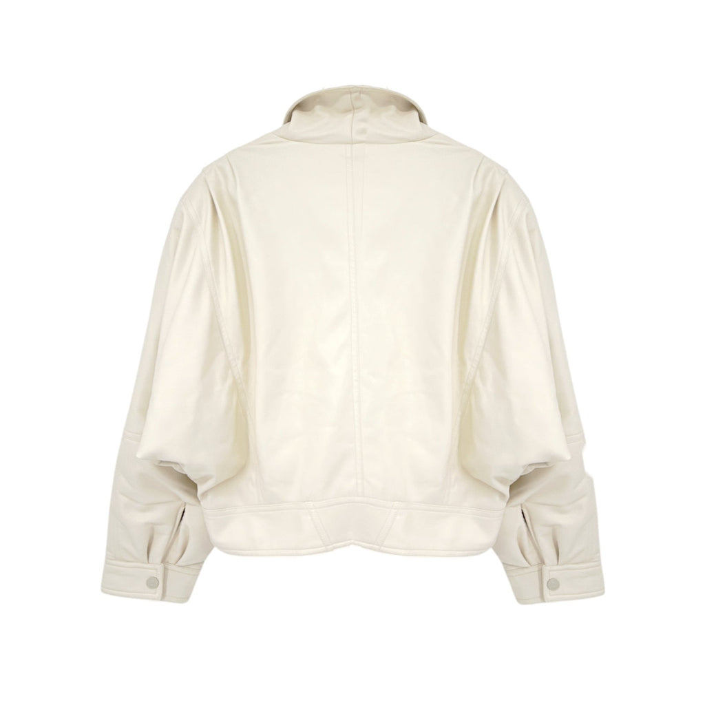 MOTHER The Big Time Jacket in Egret Drunk in Love M