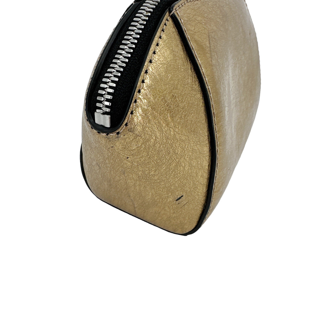 ALEXANDER WANG Chastity Makeup Pouch Clutch in Gold