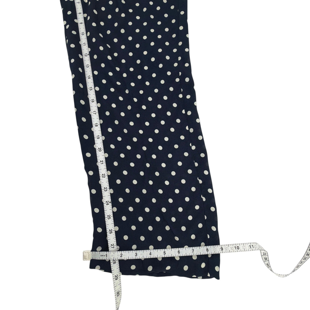 BIRDS of PARADIS by TROVATA Leigh Pant in Navy Polka Dot XS
