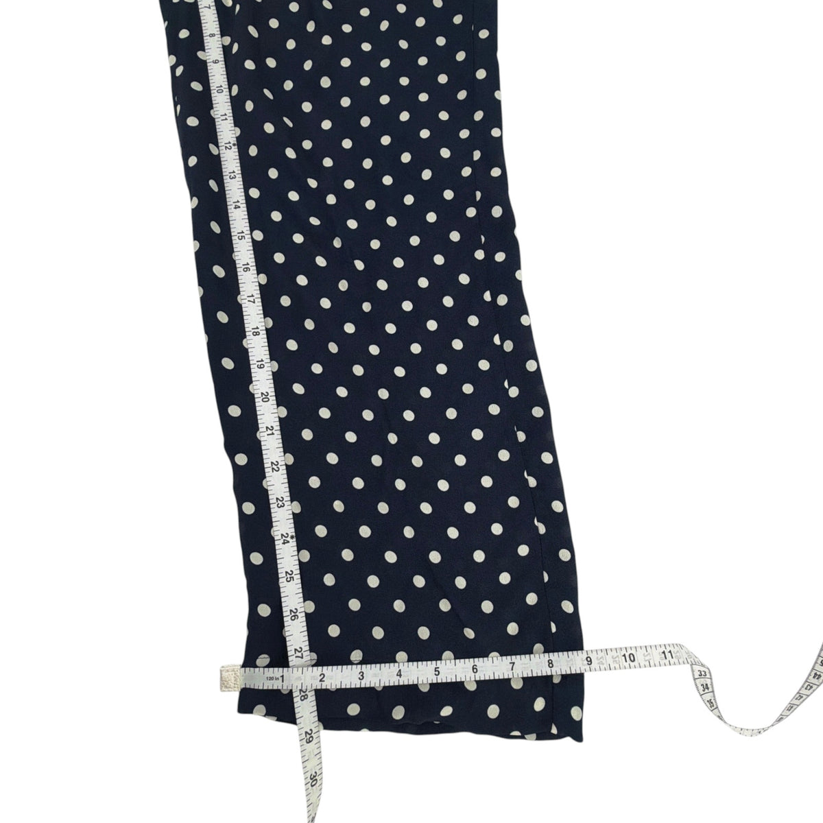 BIRDS of PARADIS by TROVATA Leigh Pant in Navy Polka Dot XS