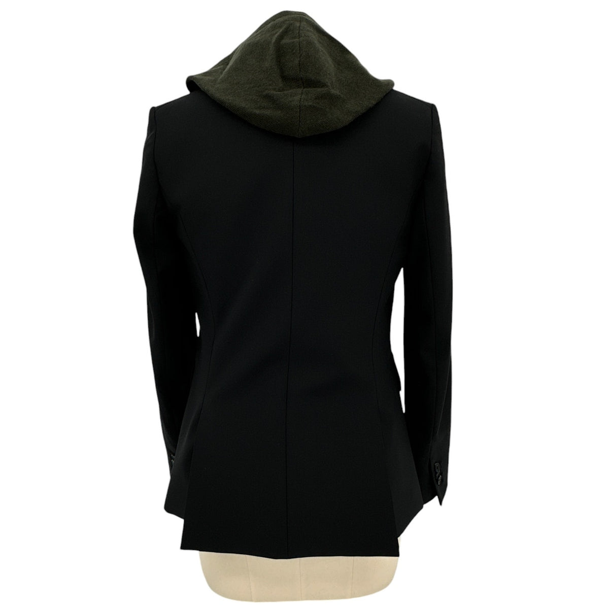 VERONICA BEARD Cashmere Hoodie Dickey in Army