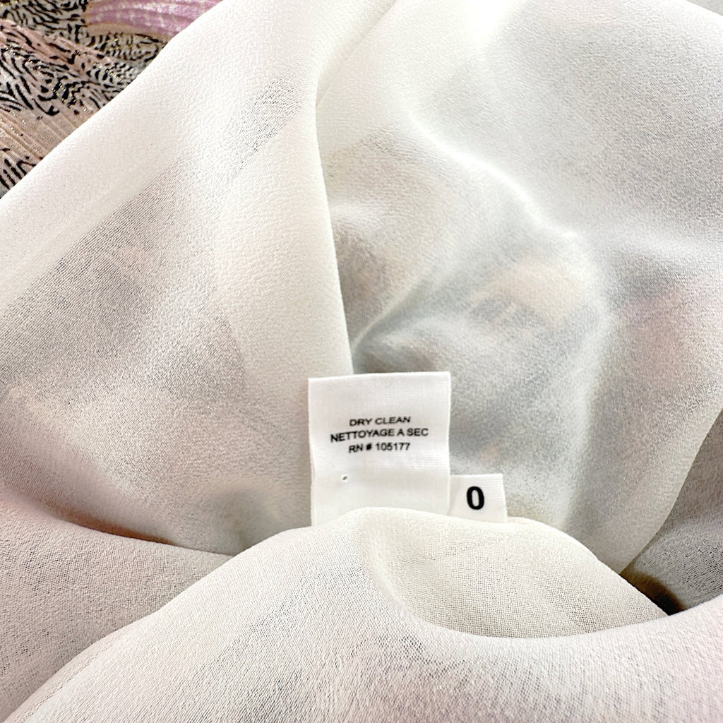 ULLA JOHNSON Cicely Silk Blend Dress in Ivory 0