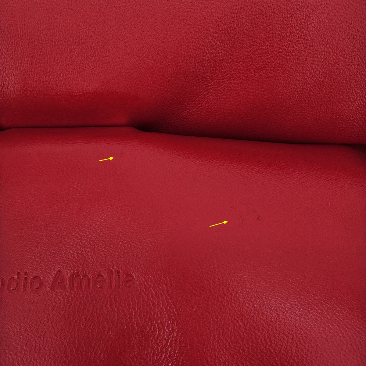 STUDIO AMELIA Cloud Clutch in Chili