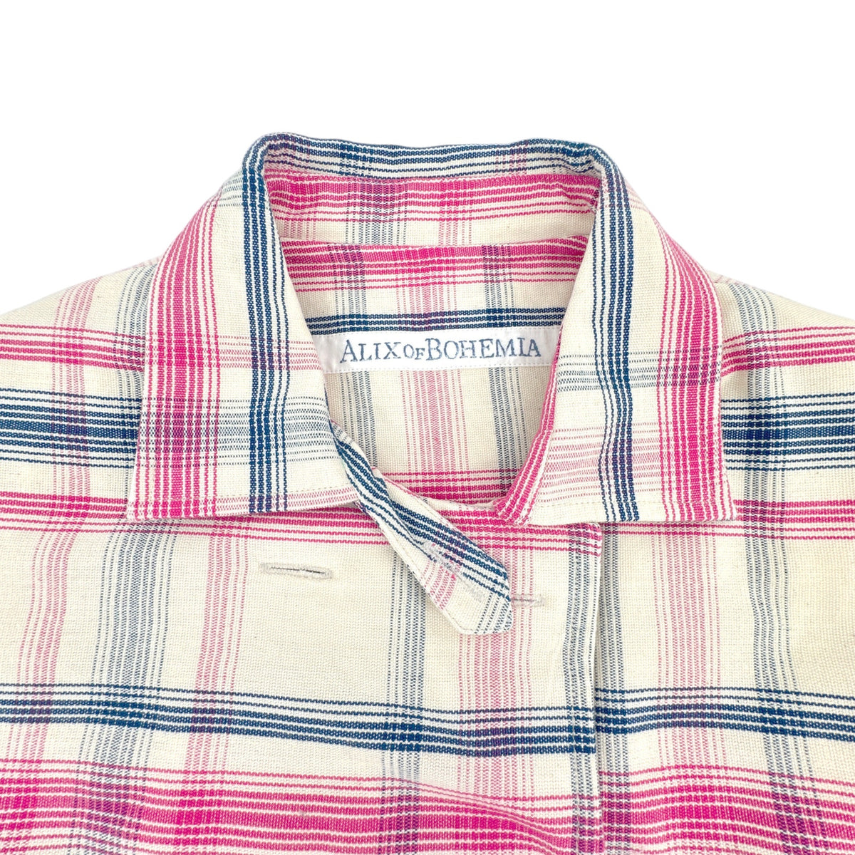 ALIX of BOHEMIA Domino Woven Plaid Jacket M