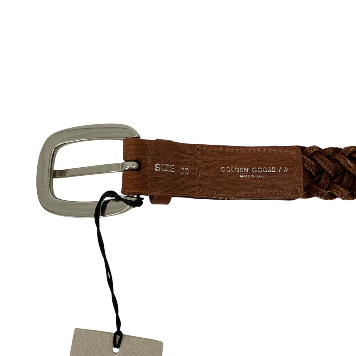 GOLDEN GOOSE Houston Belt in Brown 80cm|32in