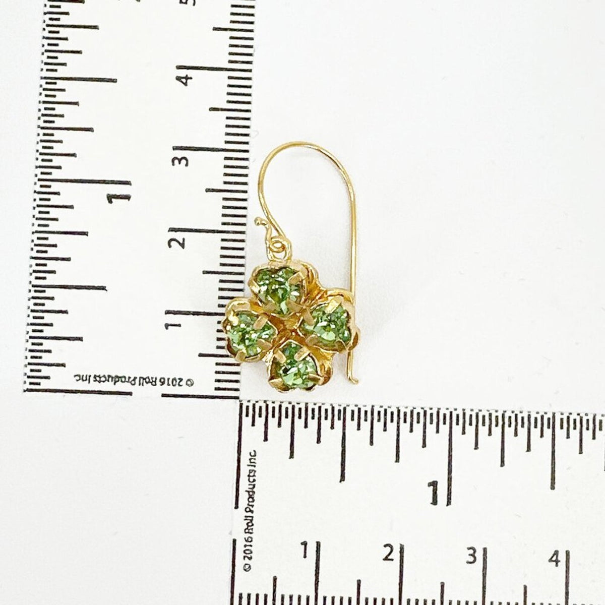 VSA Blessed Is Best Earrings Green