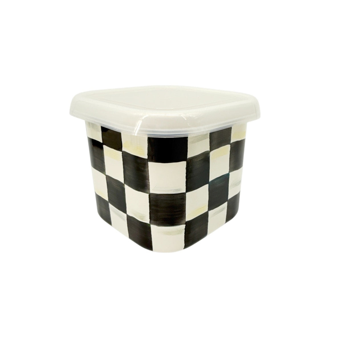 MACKENZIE-CHILDS Courtly Check Enamel Deep Squarage Bowl Medium