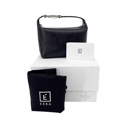 EERA Metallic Moon Bag in Laminated Black